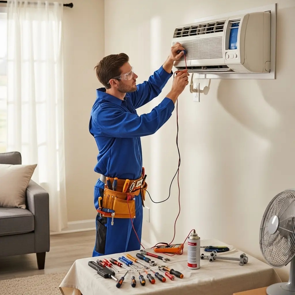 Kırkağaç Dominox Dominox klima gaz dolumu ve bakım – Enerji verimliliği artırıldı. - Teknik servis örneği